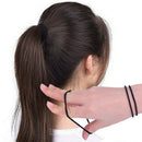 40X Black Elastic Rope Ring Hairband Women Girls Hair Band Tie Ponytail HolderES