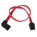 Premium SATA Cable III 6Gbps HDD SDD Data Cable with Locking Latch 12 Inch Red