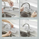 Kitchen Sink Faucet Sponge Soap Drain Rack Holder Storage Organizer Newest Use