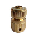 Brass Auto Water Guide Quick Fit Female Hose Aipe Connector.Hoselock Clips1/  Gw