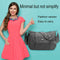 Nylon Casual Messenger Bag Women Large Capacity Shoulder Handbag (Grey)