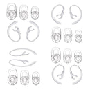 20x Silicone Earbuds Ear Hooks Tips for Plantronics M90 M180 M925 M166 M50