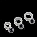 15pcs Luminous Silicone Fishing Rod Guides Tips Top Eye Rings with Reel Seat
