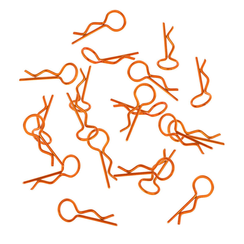 20pcs/set RC Car R-Pins fit 1/10 1/12 1/16 1/18 RC Car Truggy Accessory Orange