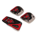 3X Universal Non-Slip Accelerator Brake Clutch Foot Pedals Pads Covers for MT