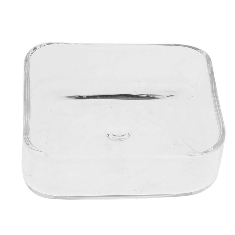 2x High Quality Aquarium Clear Shrimp Feeding 300mm Tube and Square Food Dish