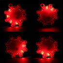 8Led Road Road Flare Flashing Warning Light Roadside Flare Emergency Disc B S5W5