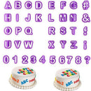 8 Set Alphabet Letter Number Fondant Cutter Mould Cake Cookie Decor Bakin WJV