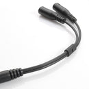 3.5mm Stereo Audio Male to 2 Female Headphone Mic Y Splitter Cable Adapter New