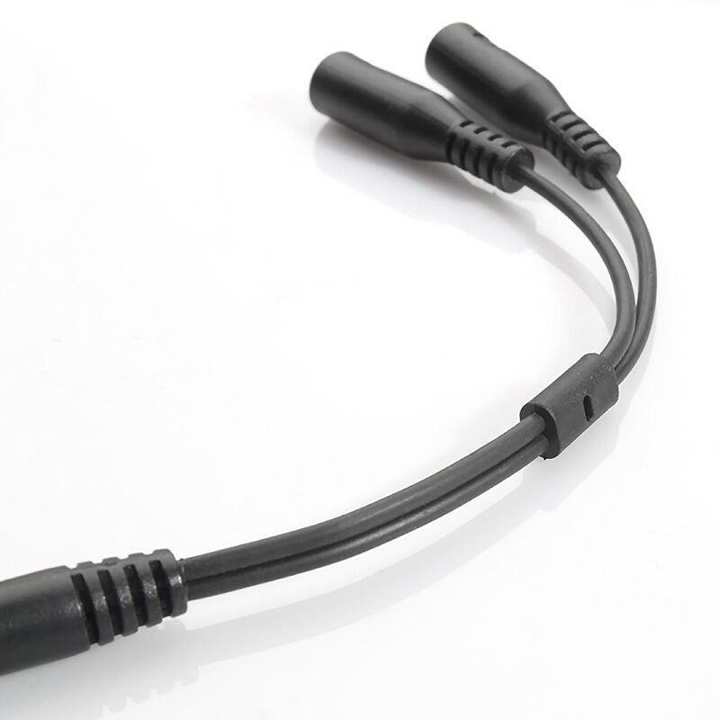 3.5mm Stereo Audio Male to 2 Female Headphone Mic Y Splitter Cable Adapter New