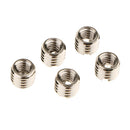 5 Pieces Metal 1/4inch to 3/8inch Convert Screw Adapter for Tripod Monopod