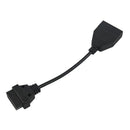 OBD2 Extension Cable 12 Pin to 16 Pin Female OBD1 OBDII Connector Adapter f