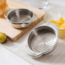 Stainless Steel Food Can Strainer Sieve Tuna Press Lid Oil Drainer Remover,