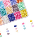 7500pcs 3mm Small Round Glass  Beads DIY Making Bracelet Necklace