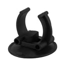 Suction Cup Aquarium Heater Clip Air line Holder 33mm Dia 15pcs Black V3P4