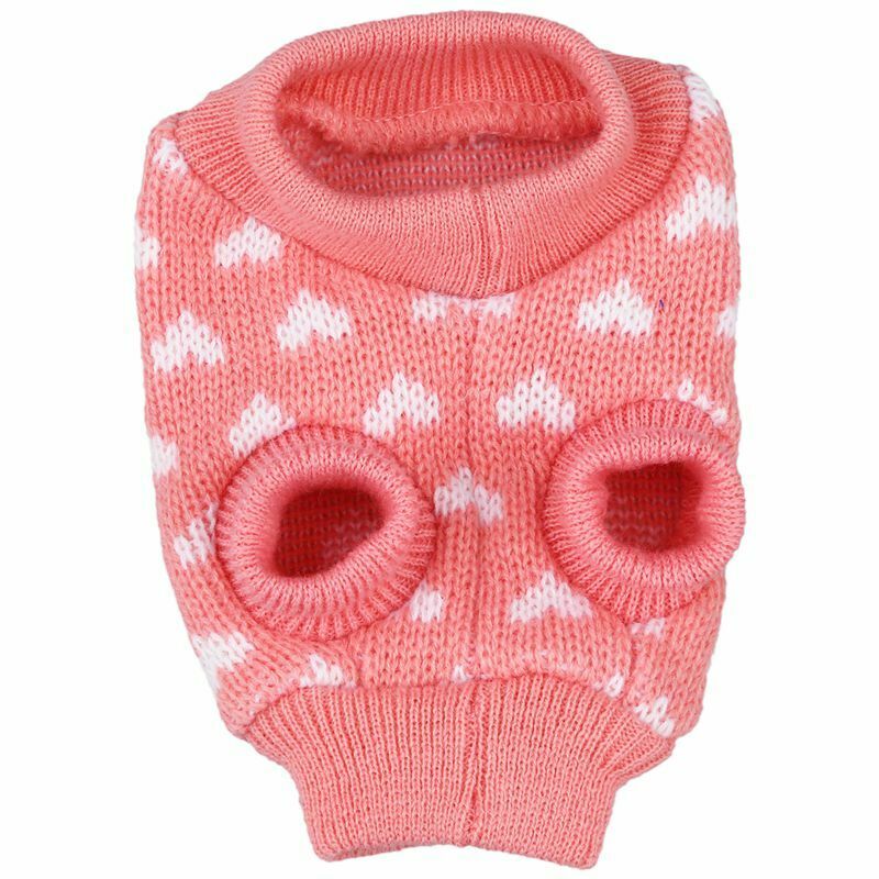 Dog Pet Puppy Cat Jumper Knit Sweater Clothes Knitwear Coat Warm Costume Ap