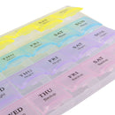 Weekly 7 Days Pill Boxes Medicine Tablet Case Holder Container Storage Or Dwyx