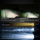 2x 24 Chips H7 LED Lamp Car Headlight Bulbs LED 360 Degree 6500K 18000LM FT