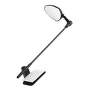 Bicycle Cycling Helmet Mounted Rear View Mirror 360Â° Rotatable Flat Mirror