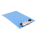 Office School Spring Loaded A5 Paper Holding File Clamp Clip Board Blue