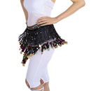Belly Dance Costume Hip Scarf Hip Wrap Scarf Golden Coin Sequin Belt Skirt