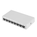 8 Port Gigabit Ethernet 10/100/Mbps Switch Lan Hub Adapter for Router & Modem