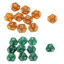 1cm Gem Polyhedral 12-Sided Dice Game D12 for D&D Dice TRPG Cup Game 20pcs
