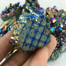 Natural Quartz Crystal Rainbow Cluster VUG Mineral Specimen Healing J1P1