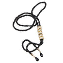 Women Cubic Zirconia Flower Long Adjustable Chain Pendant Sweater Necklace  I7N8