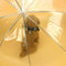 Dog Walking Waterproof Pet Clear Umbrella Cover Raincoat Built-in Leash Hook