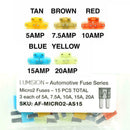 Fashion Car Fuse Insurance Pieces Set Metal Safety Film Durable vbn
