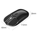 M203 2.4GHz Bluetooth Wireless Rechargeable 1600 DPI Optical Mouse (Black)