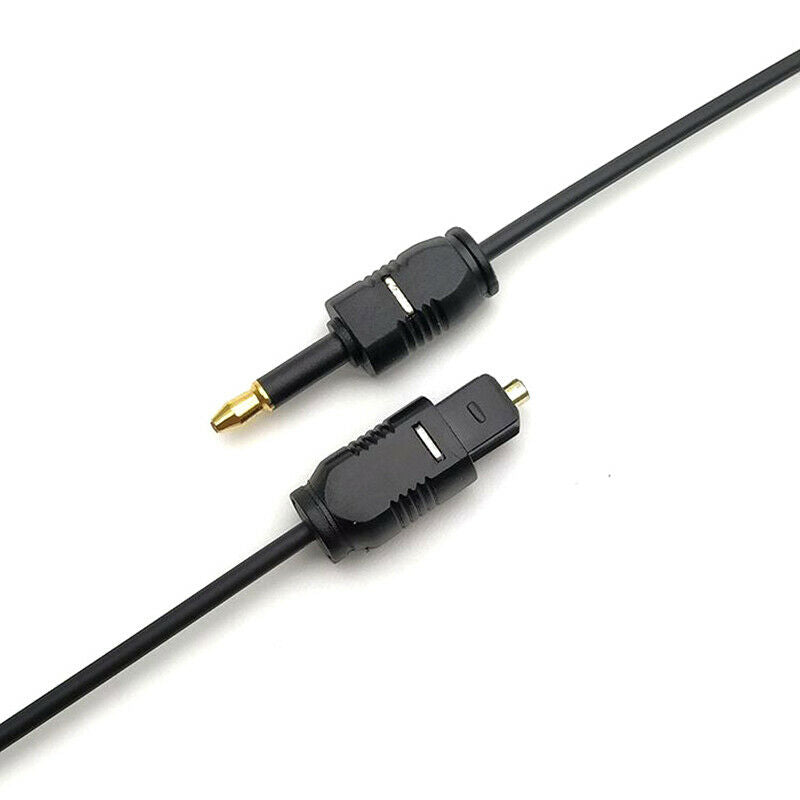 1.96Ft Toslink Male to Mini Plug 3.5mm Male Digital Optical SPDIF Audio Cabl_kz