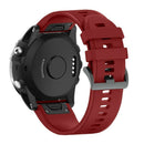 Replacement Soft Silicone Bracelet Strap WristBand 26Mm for Fenix3/3HR Red