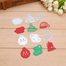 6pcs Carbon Steel Christmas Tree Decor Cutting Dies Stencils For DIY Card