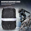 Adjustable Waterproof Dustproof Backpack Reflective Dust Rain Cover (Black)
