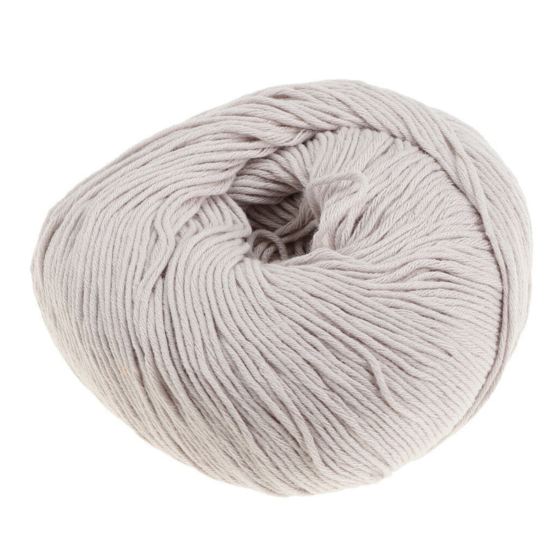 1 Skein 50g Knitting Wool Grey 155 Meters/ 169 Yards Long