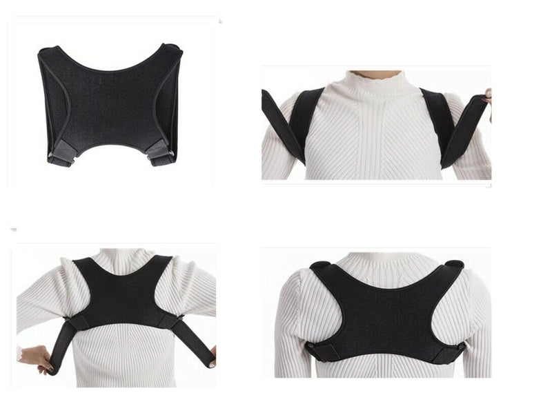 Posture Clavicle Support Corrector Back Straight Shoulders Brace Strap Correct