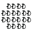 Black 10 Pair Left Earmold Earbud Earplug for Wouxun Baofeng Two-Way Radio