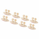 8Pcs Car Interior Clip Earphone Cable Clip Arrangement Panel Clamp(Beige)
