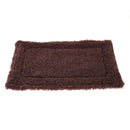 Plush Pet Hamster Cushion Mat Squirrel Blanket Guinea Pig Bed(Dark Brown) A