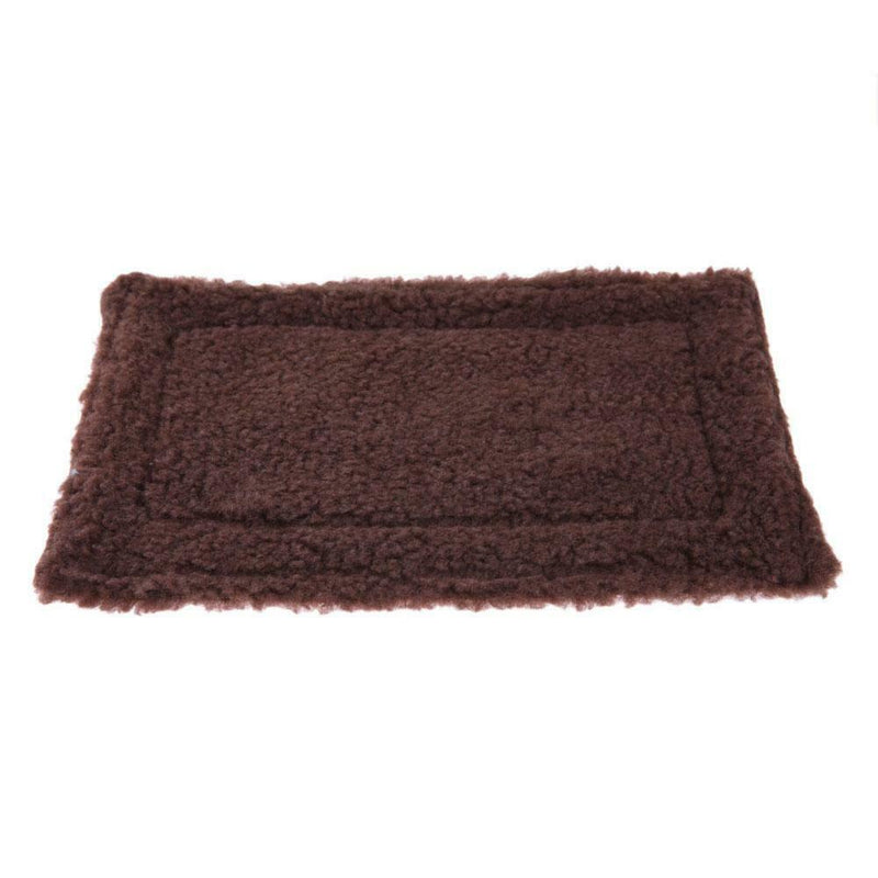 Plush Pet Hamster Cushion Mat Squirrel Blanket Guinea Pig Bed(Dark Brown) A