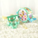 6pcs/set Baby Drum+Drumsticks+Trumpet Kids Jazz Drum Musical Instruments A