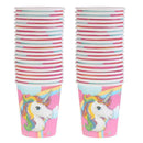 20x Unicorn Theme Party Paper Cups Baby Shower Kids Birthday Party Tableware