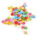 100 Pcs/lot Plastic Buttons Sewing DIY Craft decals for Children Star