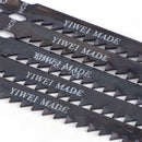 10pcs T144D HCS T-Shank Curved Wood Fast Cutting Jig Saw Blades Serration 3c