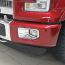 ABS Chrome Front Foglight Decor Cover Trim for Ford F-150 2015-2017Accessor