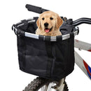 Bicycle Bike Detachable Cycle Front Canvas Basket Carrier Bag Pet Carrier A U7D9