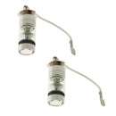 2pcs Aluminum 1100LM H3 8000K 100W LED Foglights Bulbs Lamp Ice Blue
