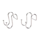 Durable Pro Chef Kitchen Tools Premium S Shaped Double Hooks Stainless JR